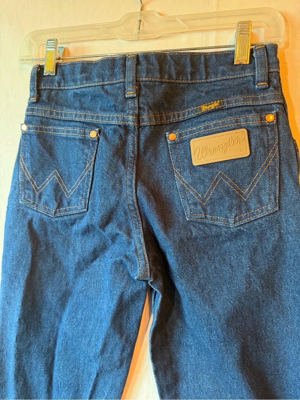 Wrangler Boys Dark Blue Slim Straight Cowboy Jeans